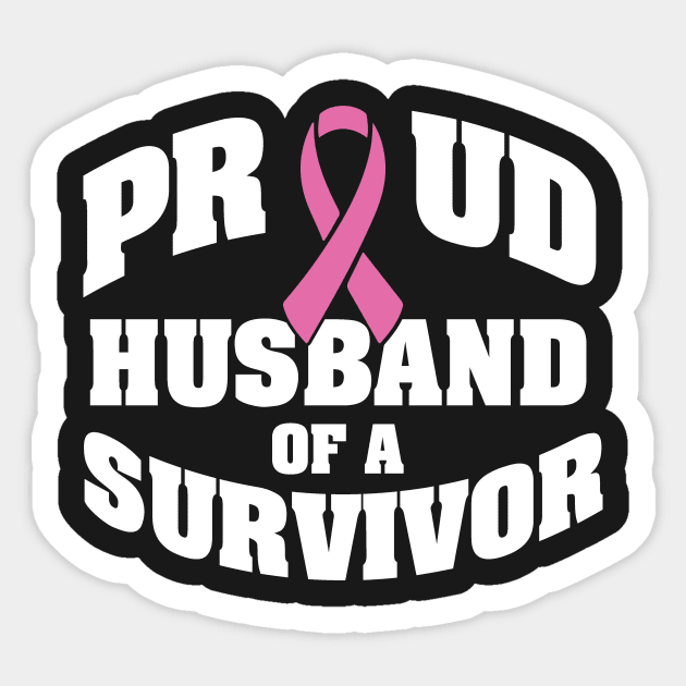 Cancer: Proud husband of a survivor Sticker by nektarinchen